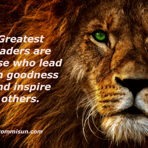 Lead with goodness